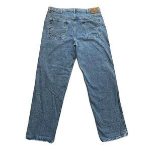 Vintage Ralph Lauren Polo Jeans Mens 40x36 Banner Loose Fit Medium Bue Denim NEW